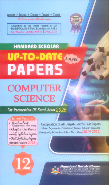Hamdard Scholar Up To Date Past Papers For 12th Class