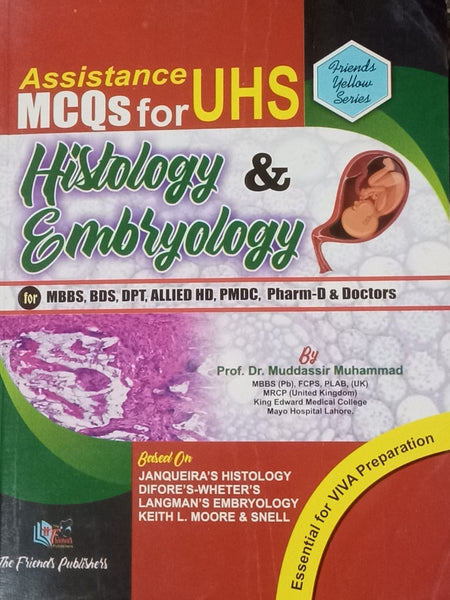 MCQs History And Embryology 