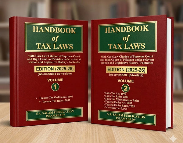 Handbook of Tax Laws