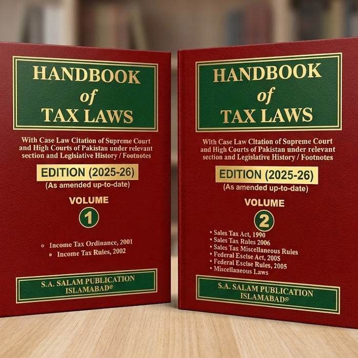 Handbook of Tax Laws
