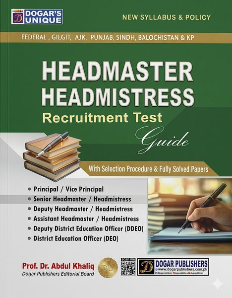 Headmaster And Headmistress Recruitment Test Guide
