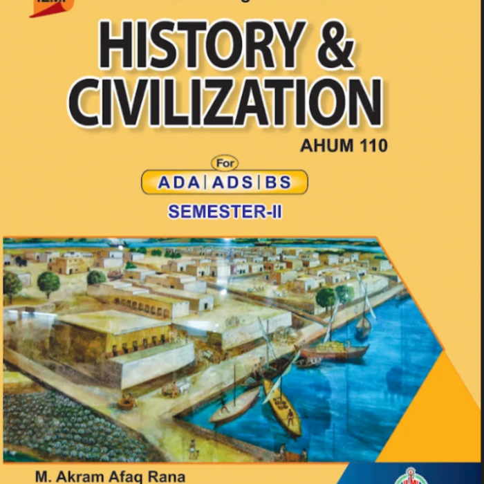 Ilmi History & Civilization For ADA ADS BS