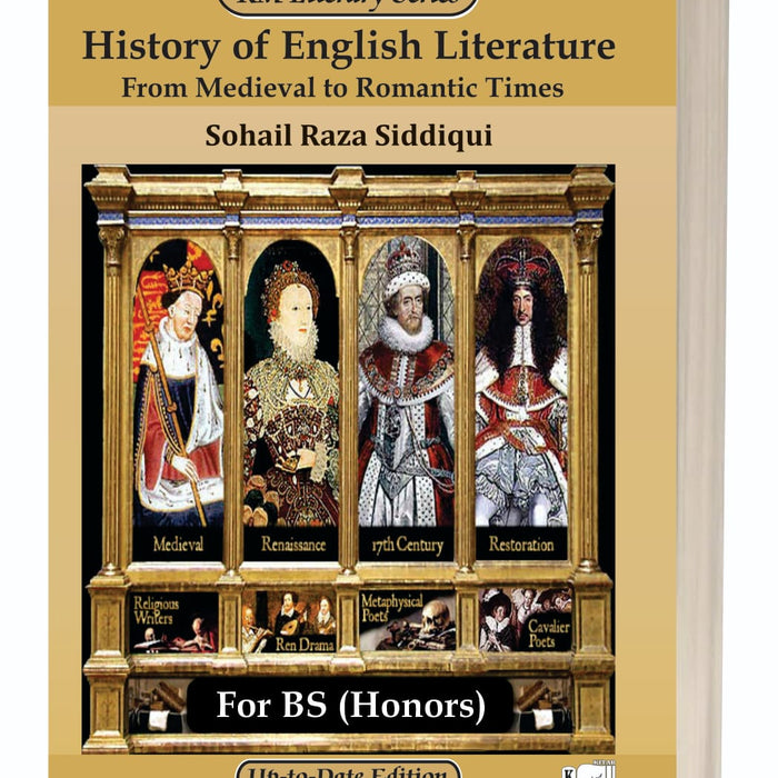 History of English Literature by Sohail Raza Siddiqui - Kitab Mahal