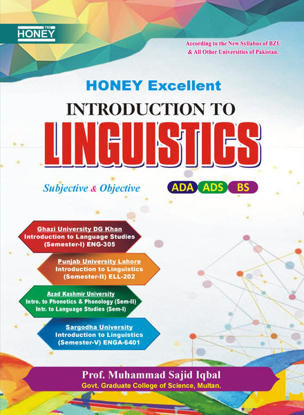 Honey Excellent Introduction To Linguistics 