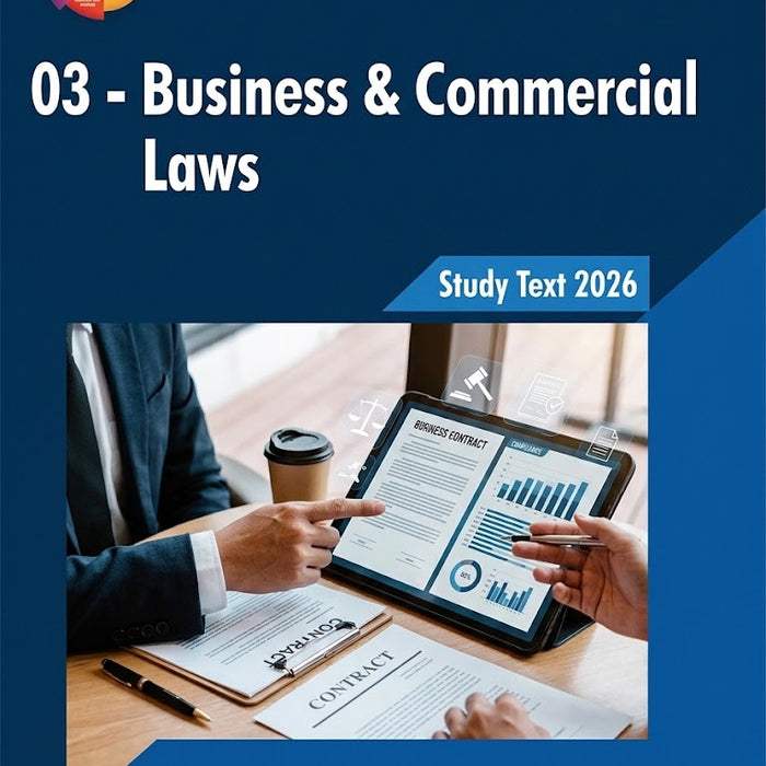 ICMA 03 Business And Commercial Laws Study Text 