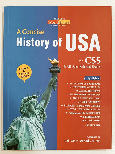 A Concise History Of USA For CSS By Rai Yasir Fahad - JWT