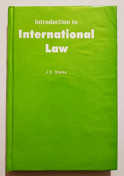 Introduction to International LAW By J.G. Starke