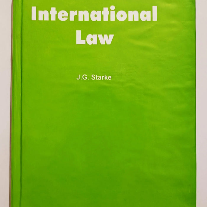 Introduction to International LAW By J.G. Starke