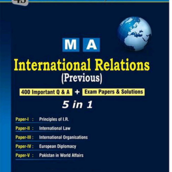 International Relations (Previous) For M.A Part 1
