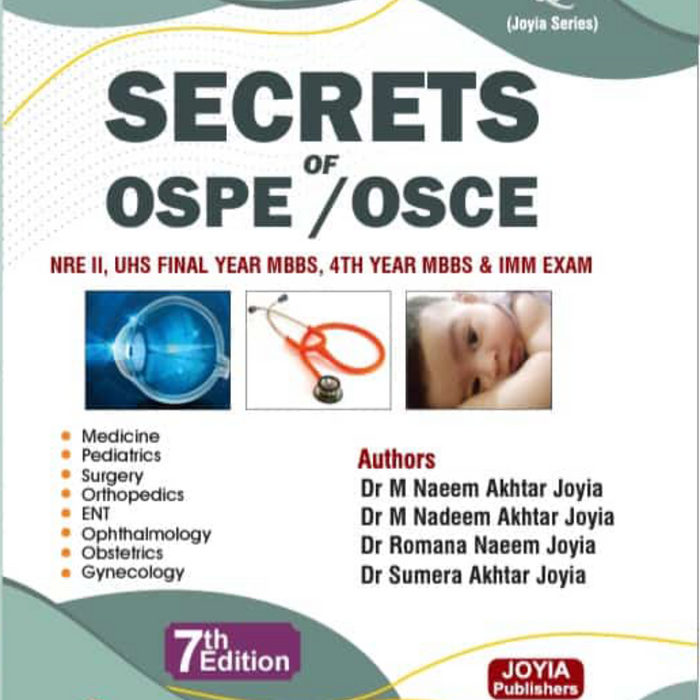 Joyia Series Secrets Of OSPE OSCE 7th Edition 