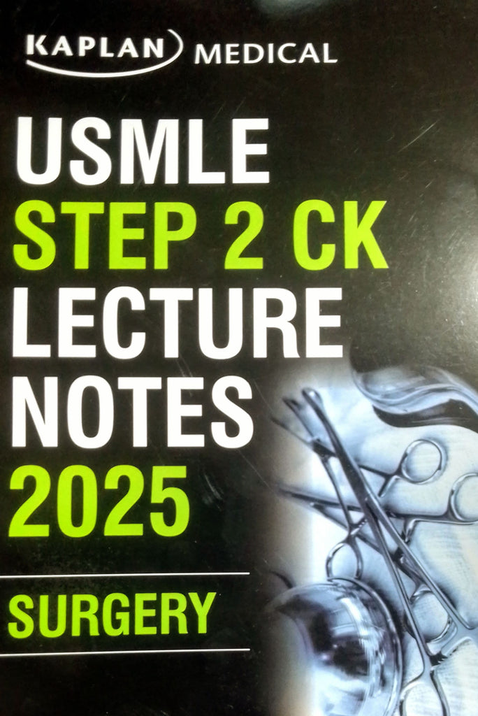 Kaplan Medical USMLE Step 2 Ck Lecture Notes Surgery – BooksNbooks