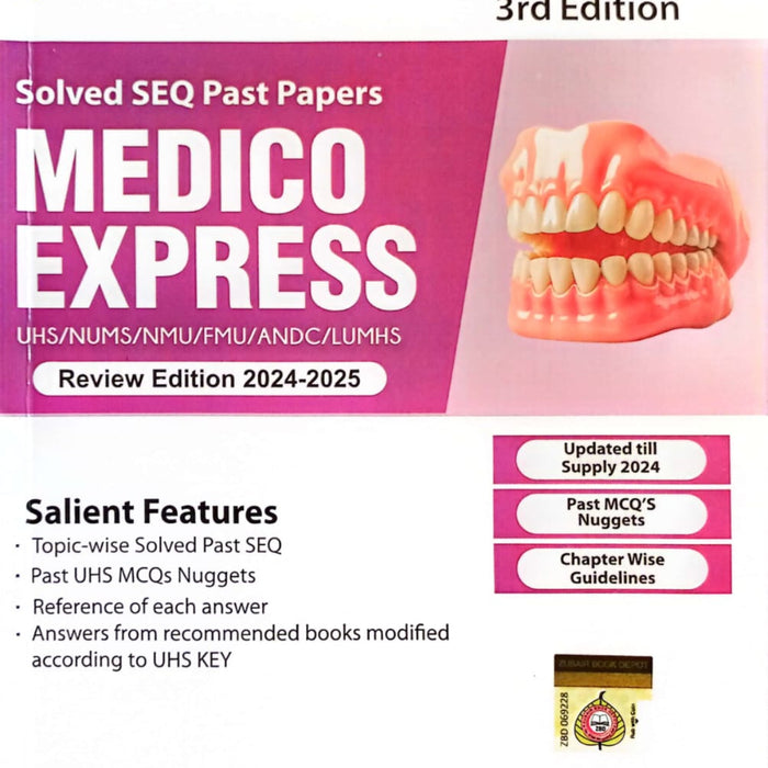 Key To BDS 1st Year Solved SEQ Past Papers Medico Express 