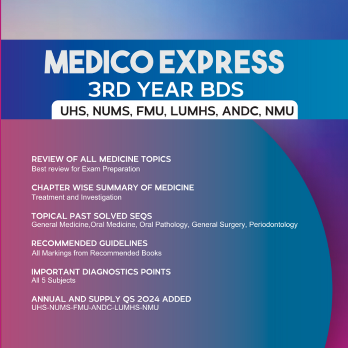 Key To BDS Medico Express For 3rd Year