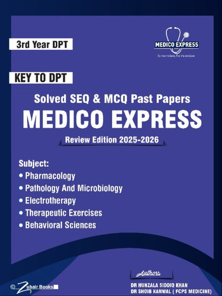 Key To DPT 3rd Year Solved SEQs & MCQs Past Papers