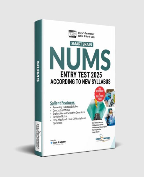 NUMS Entry Test Guide (Smart Brain) by Dr. Usman Arshad 