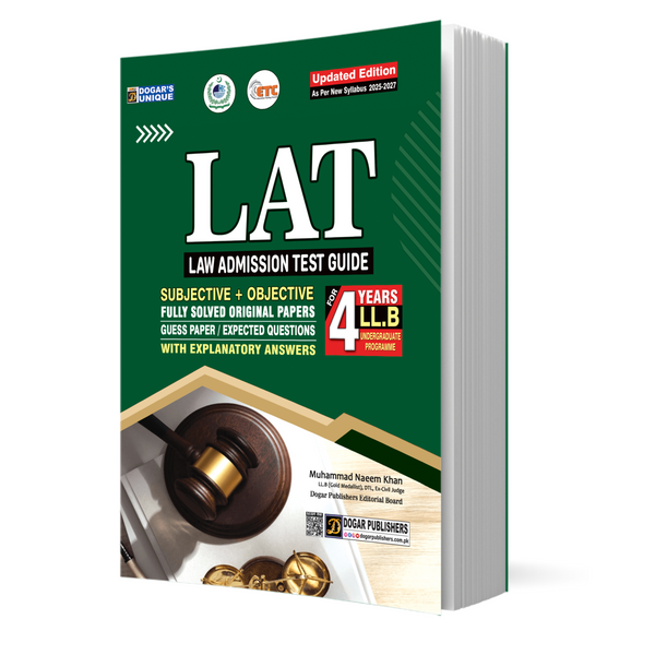 LAT Guide Subjectives+Objectives Fully Solved Papers -Dogar