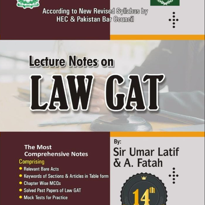 Lecture Notes On Law GAT 14th Edition