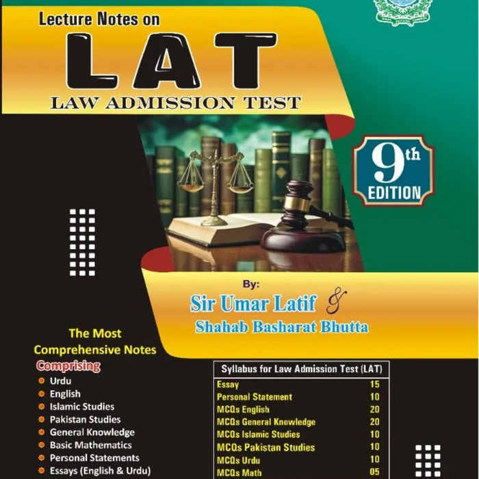 Lecture Notes on LAT - Law Admission Test 9th Edition