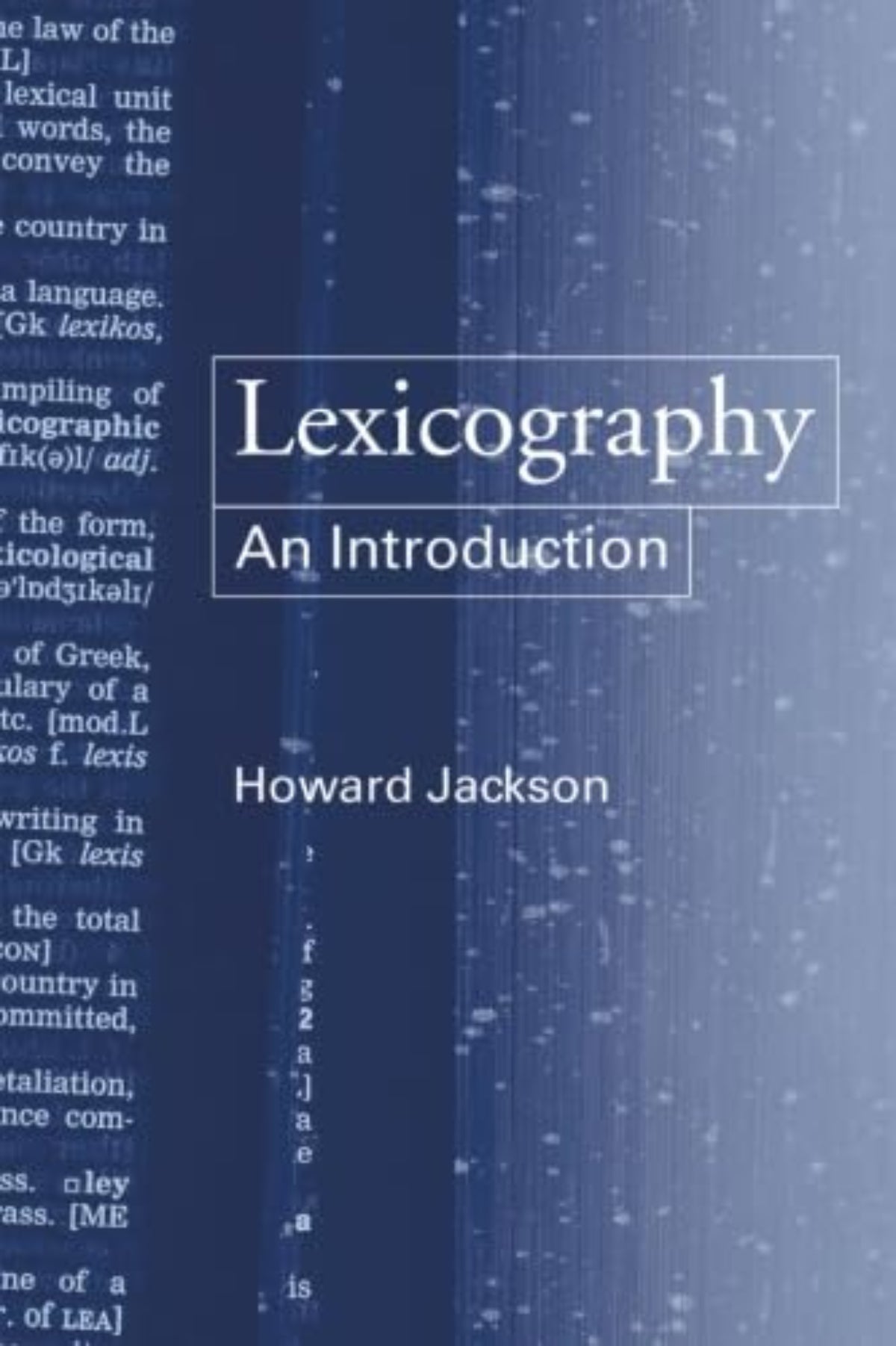 Lexicogram Lexicography: An Introduction by Howard Jackson (Author) – BooksNbooks
