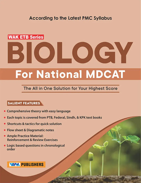 WAK ETB Series Biology For National MDCAT For PMC