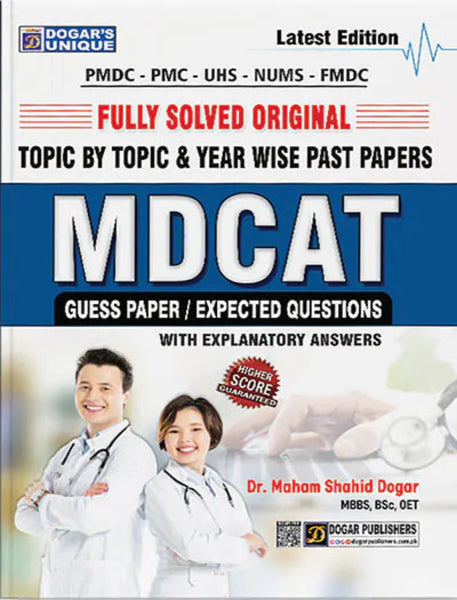 MDCAT Fully Solved Original Topic by Topic & Year Wise Past Papers
