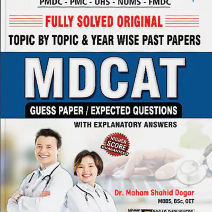 MDCAT Fully Solved Original Topic by Topic & Year Wise Past Papers
