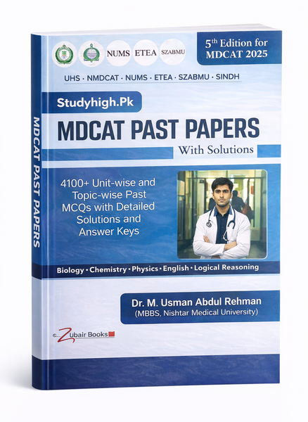 MDCAT Past Papers with Solutions 5th Edition
