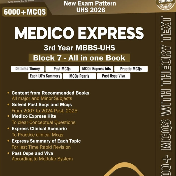 Medico Express Block 7 3rd Year MBBS 3rd Edition