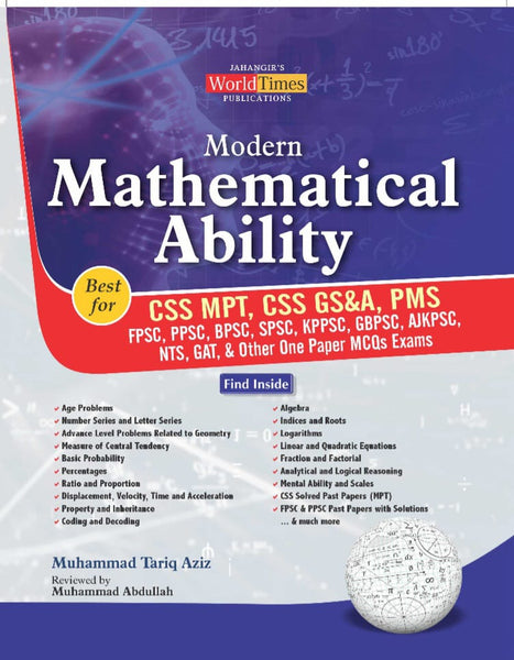 Modern Mathematical Ability For CSS PMS MPT