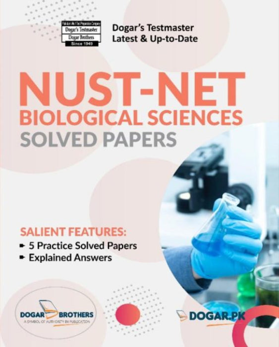Dogar Pypar NUST NET Biological Sciences Solved Papers - Dogar – BooksNbooks