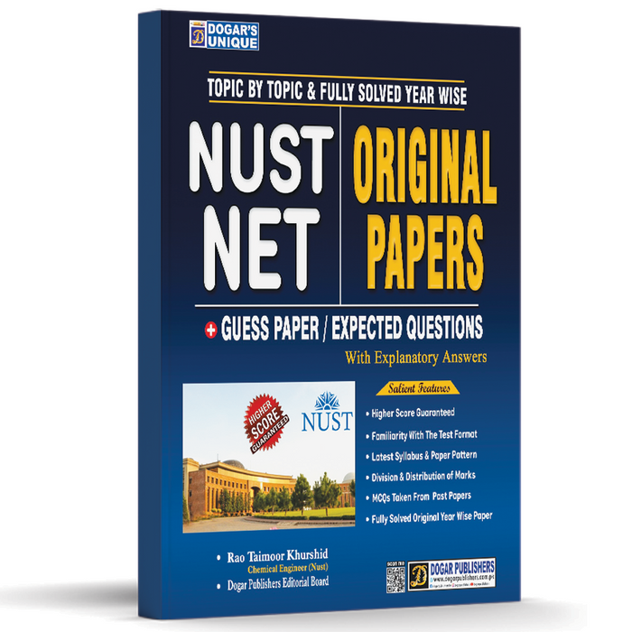 NUST NET Fully Solved Original Past Papers - Dogar