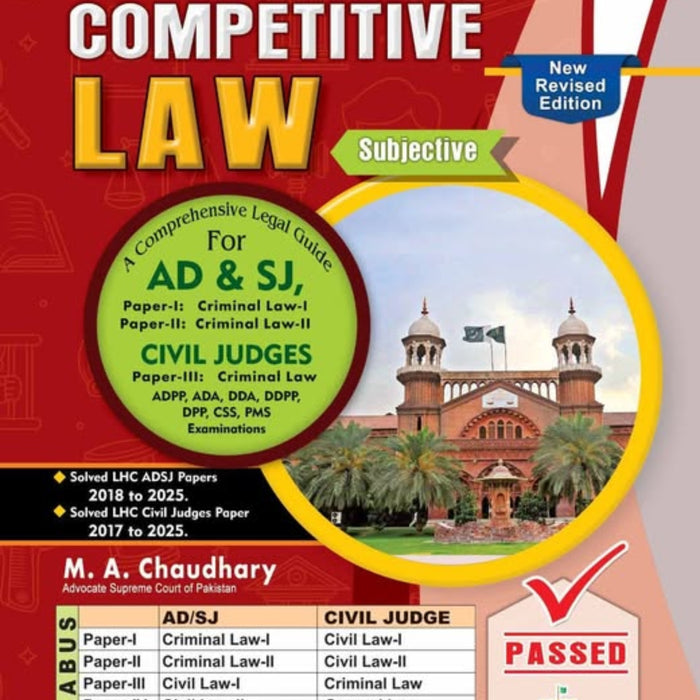 N Series Competitive Law Subjective (Criminal Law)