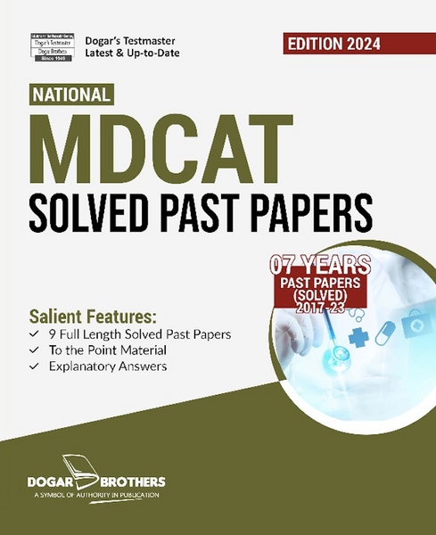 National MDCAT Solved Past Papers (7 year 2017-23) - Dogar Brothers