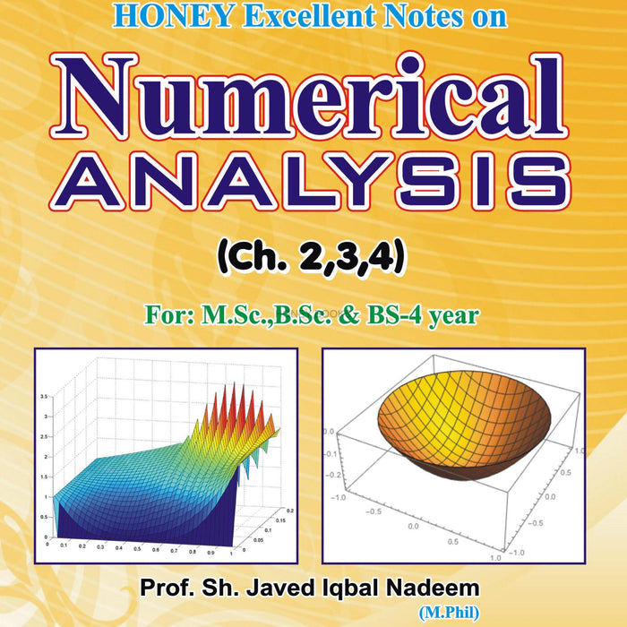 Honey Numerical Analysis (Ch 2 3 4)  By Sh Javed Iqbal Nadeem