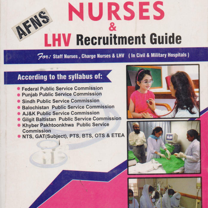 Nurses & LHV Recruitment Guide MCQs 