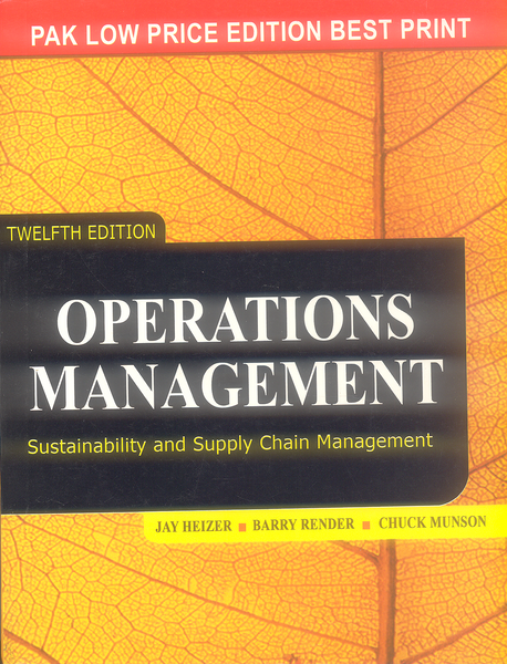 Operations Management 12th Edition