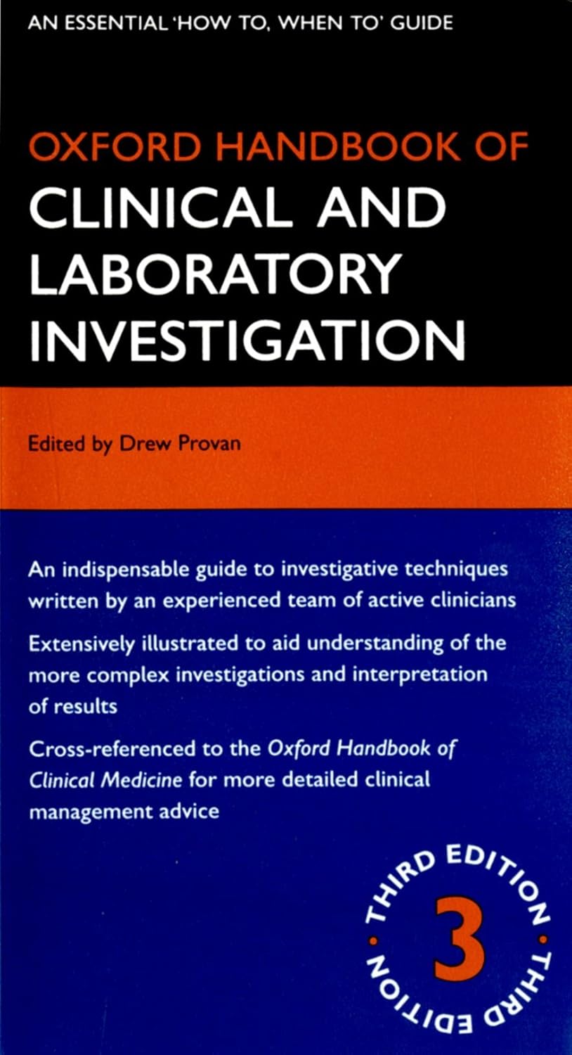 Lab Investigation Book Oxford Handbook of Clinical and Laboratory Investigation 3rd Edition ...