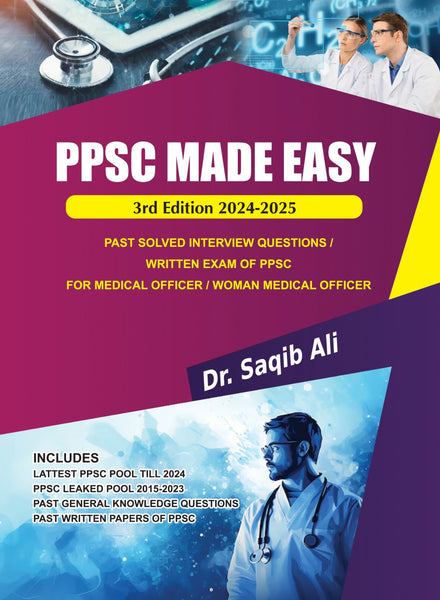 PPSC Made Easy 3rd Edition Past Solved Interview Questions by Dr Saqib Ali