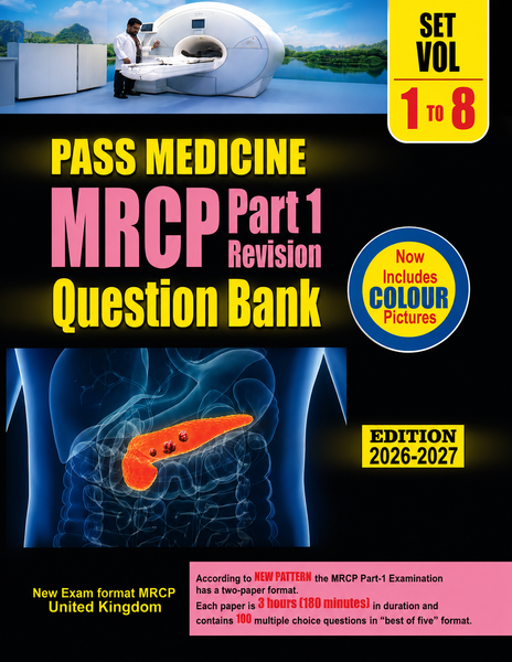 Pass Medicine MRCP Part 1 Revision Question Bank 8 Volumes Set