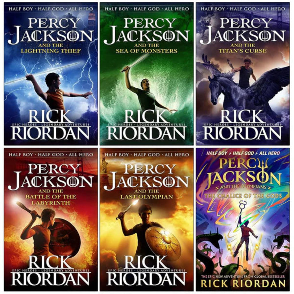 Percy jackson Complete Series by Rick Riordan (Author) – BooksNbooks