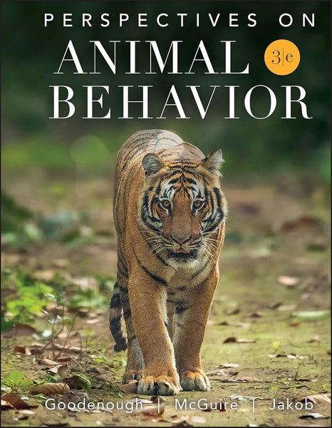 Perspectives on Animal Behavior 3rd Edition 