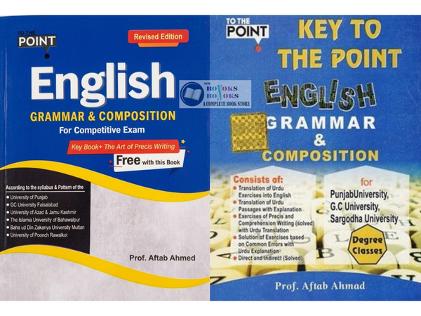To The Point English Grammar And Composition With Key Book