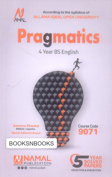 Pragmatics For BS (Code 9071) 