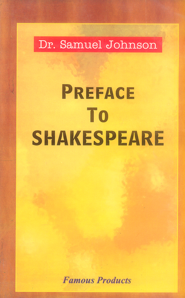 Preface To Shakespeare By Dr Samuel Johnson - Famous
