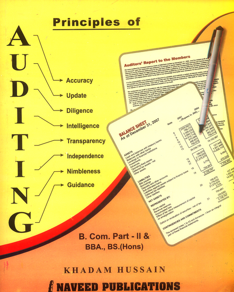 Principles of Auditing For B Com