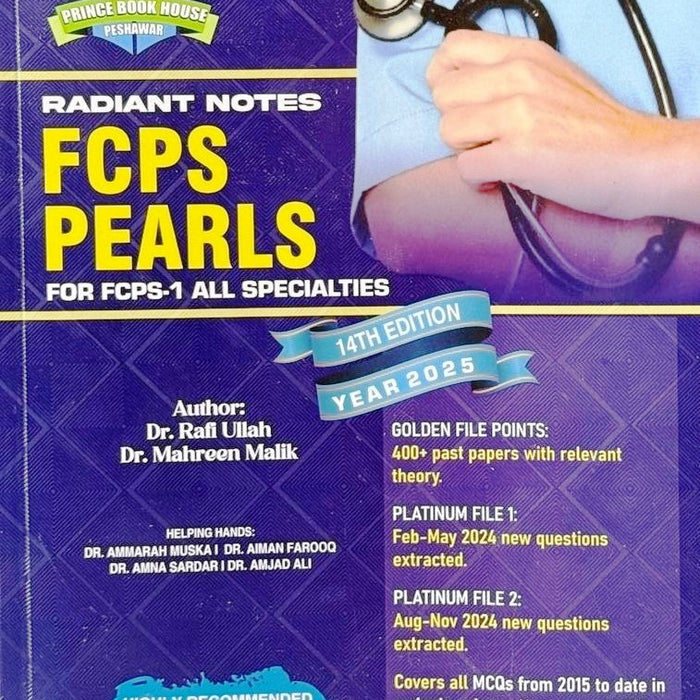 Radiant Notes FCPS PEARLS 14th Edition 