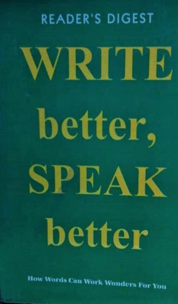  Reader's Digest Write Better Speak Better