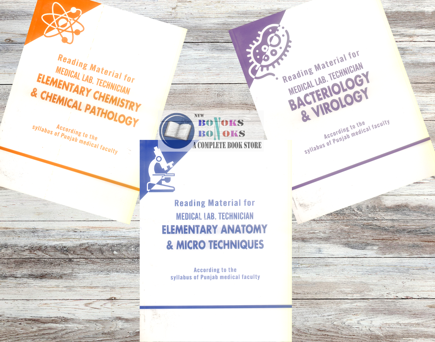 Lab Tech Books Reading Material Medical Lab Technician 3 Books Set – BooksNbooks