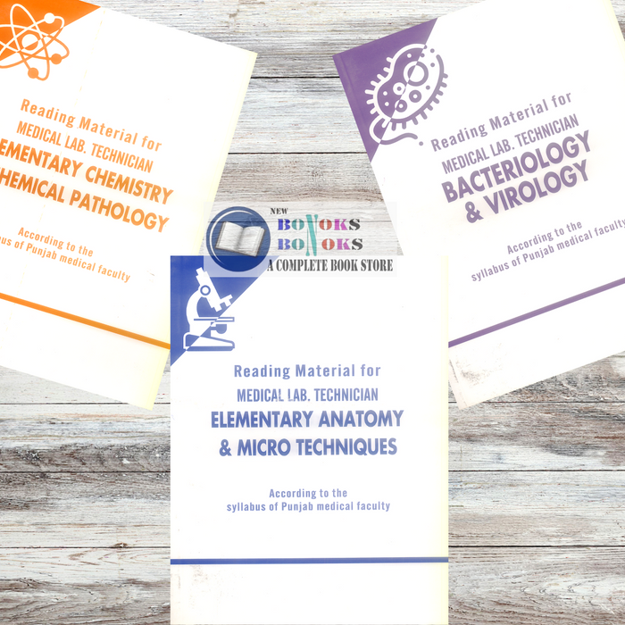 Reading Material Medical Lab Technician 3 Books Set