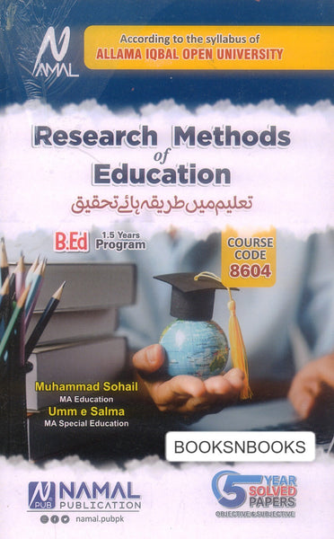 Research Methods Of Education For B.Ed (Code 8604)